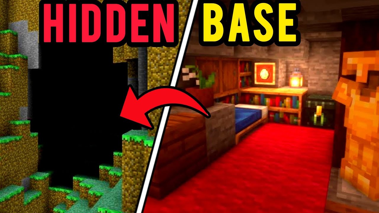 Minecraft secret base in cave || how to make - YouTube