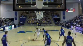 Sanford Mikey Dixon  with crossover & layup on the GoPro