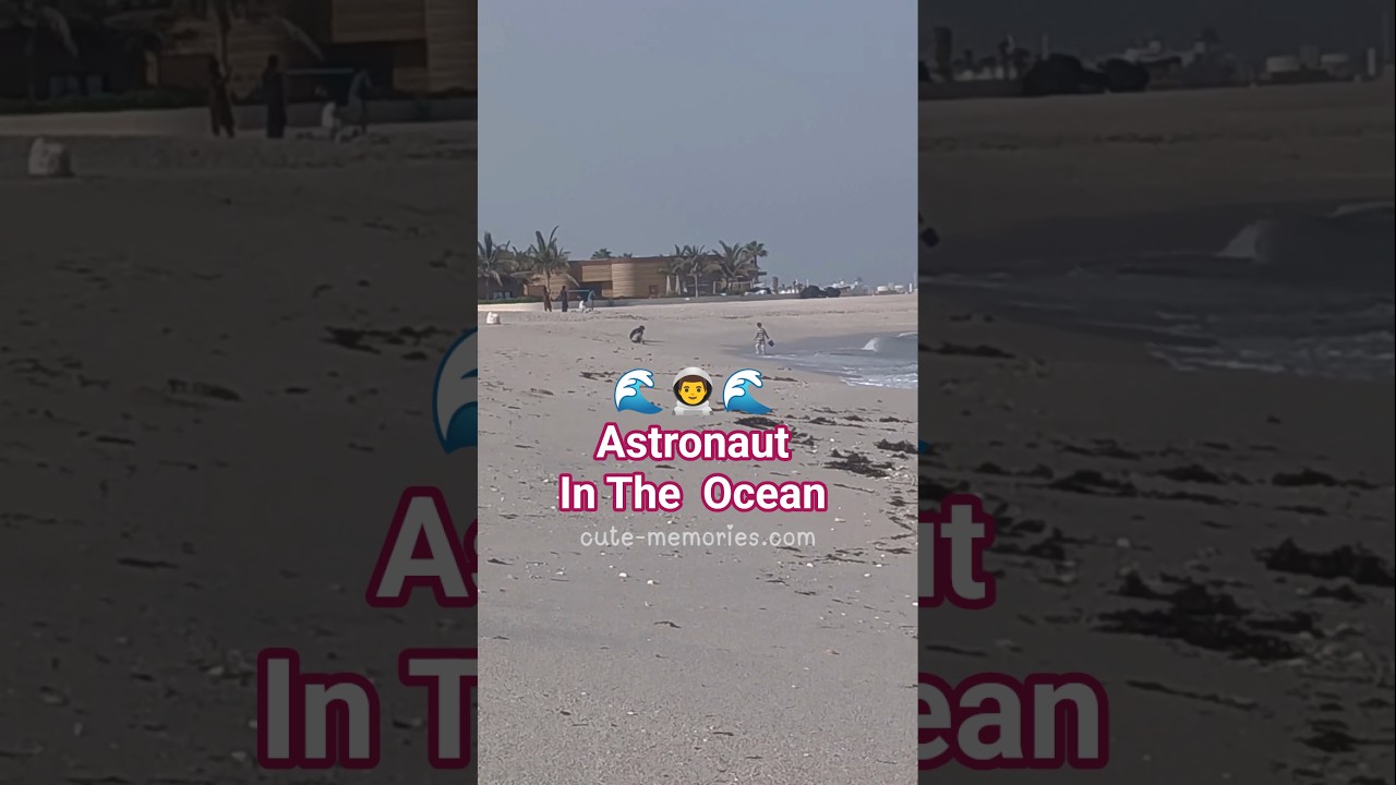 Astronaut in the ocean song | Sharjah beach #sharjahbeach #oceanwaves