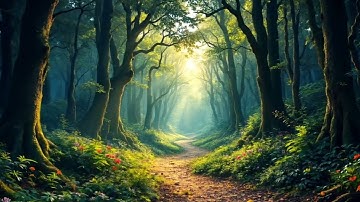 Animated magical forest background | No Copyright Stock Video Background