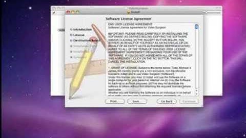 Video Surgeon for Mac OSX: Installing and Licensing