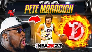 META OVER POWERED "PETE MARAVICH" BUILD ON NBA 2K23