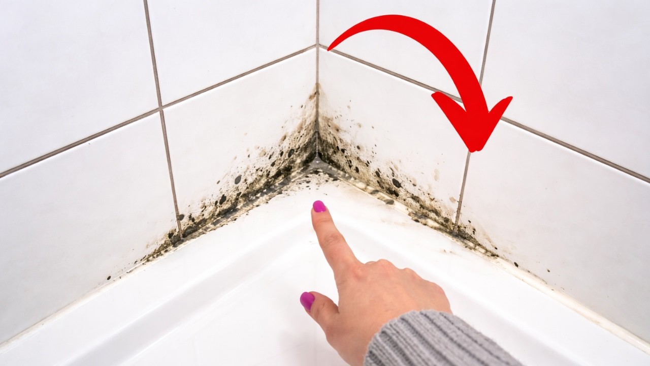 Natrzyj silikon i fugi. Rozpuści pleśń bez szorowania