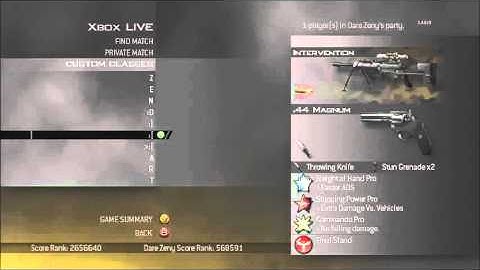 Dare Zeny | MW2 Class Setup!