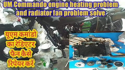 how to fix renegade commando radiator fan... how to fix radiator fan if it is blocked