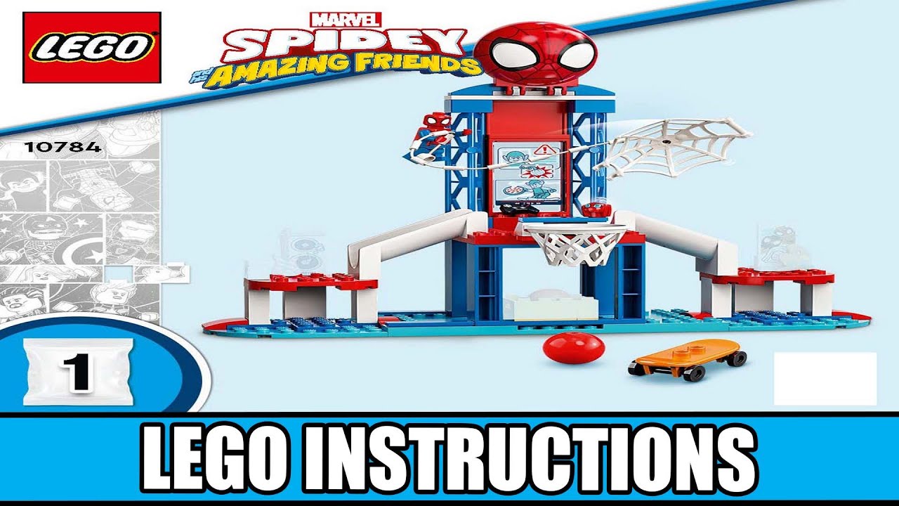 Marvel Super Heroes - Spider-Man Webquarters Hangout LEGO instructions