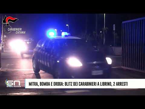 Video Mitra, bomba e droga: blitz dei Carabinieri a Librino: 2 arresti