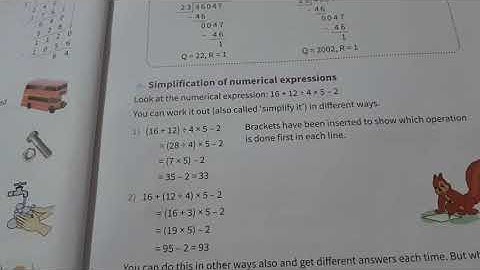 Class 5 maths Ch-2 operations with large numbers. Lecture 8 Exercise 2.8 part 1 BODMAS Rule