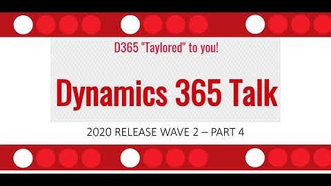 2020 Release Wave - Part 4