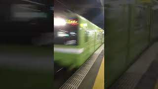 201系快速 今宮駅通過