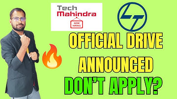 L&T Edutech & Tech Mahindra Official Hiring Announced | Apply or Not  Honest Guide Watch Now