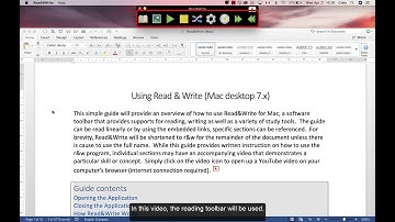 Using the Picture dictionary tool in read&write for the Mac Desktop.