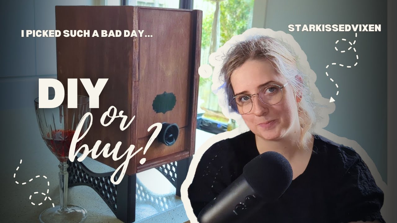 I recreated a wine box holder on a 38 degree day...