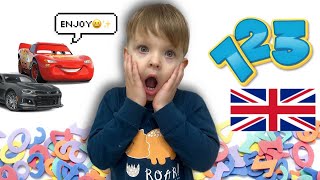 МАРК ИЗУЧАЕТ ЦИФРЫ на АНГЛИЙСКОМ ЯЗЫКЕ! **Mark is learning numbers In ENGLISH!**