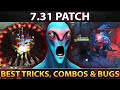 MOST OP, BROKEN & IMBA COMBOS & BUGS, BEST TRICKS & TIPS 7.31 PATCH Dota 2 Part 2