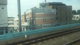 特急 信州かいじ55号E353系 車窓[1/2]新宿→甲府/ 中央本線 新宿814発(松本行)
