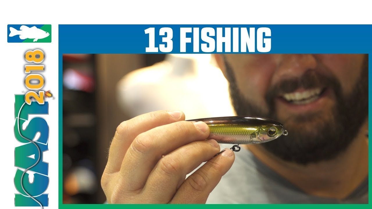13 Fishing 13 Fishing Dual Pitch Pencil Walking Bait with Gene "Flukemaster" Jensen | iCast 2018