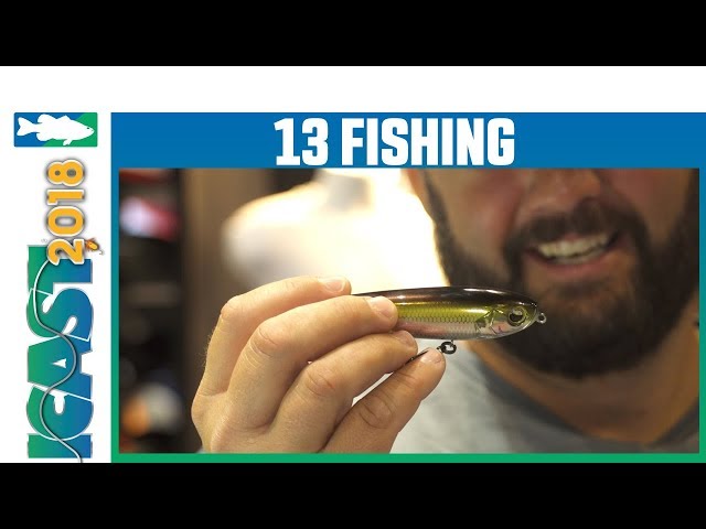 13 Fishing 13 Fishing Dual Pitch Pencil Walking Bait with Gene  Flukemaster Jensen