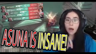 Kyedae Reacts to ASUNA'S CLEAN CLUTCH! Valorant Best Plays and Funny Moments! #324