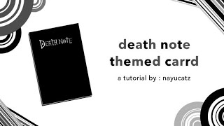 death note themed carrd - quick pc tutorial !! #2 screenshot 2