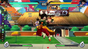 Broly (DBS) Fullscreen Combo into Meterless Sliding Knockdown with Cell Assist