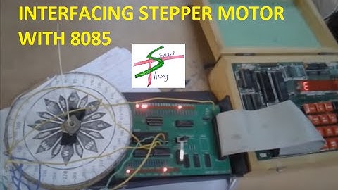 STEPPER MOTOR INTERFACING WITH 8085