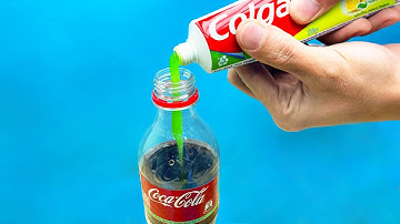 Mix Coca-Cola with Toothpaste! You