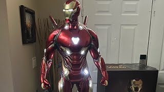 Queen Studios 1/2 Iron man Mark 50, Full Assembly and Unboxing