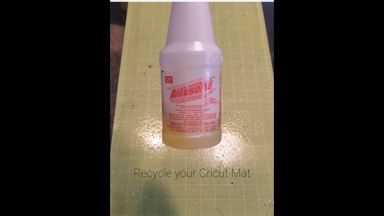 How to Clean your Cricut Mat Cheap & Easy YouTube