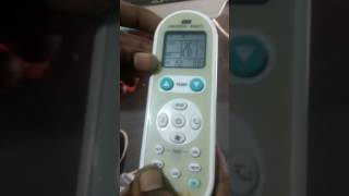 How to set universal remote in all type A C hindi OR how to replace AC remote