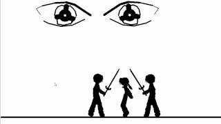 Itachi vs 5 others pivot animation