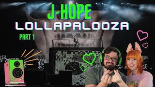 REACTION TO j-hope 'Intro' & 'MORE' @ Lollapalooza 2022 part 1