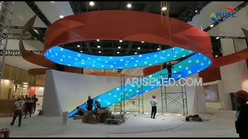 P1.875 P2 P2.5 P3 Indoor Flexible LED Module Soft LED Display Screen Curved LED Display for Shopping