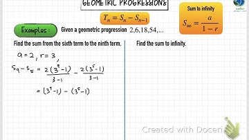 KBSM AddMath | F5 Chapter 1 | Geometric Progressions (Sum to infinity)