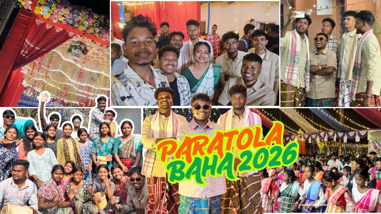 PARATOLA BAHA 2026 || HALUDBANI || New santali vlog 2026 || Arnav soren vlogs ||