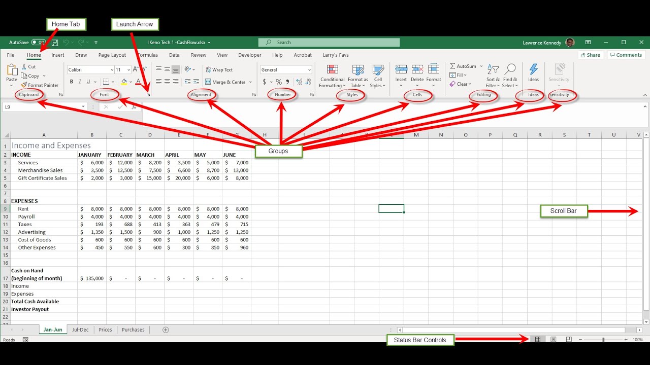 Microsoft Excel - Skill# 2 - Excel's User Interface - YouTube