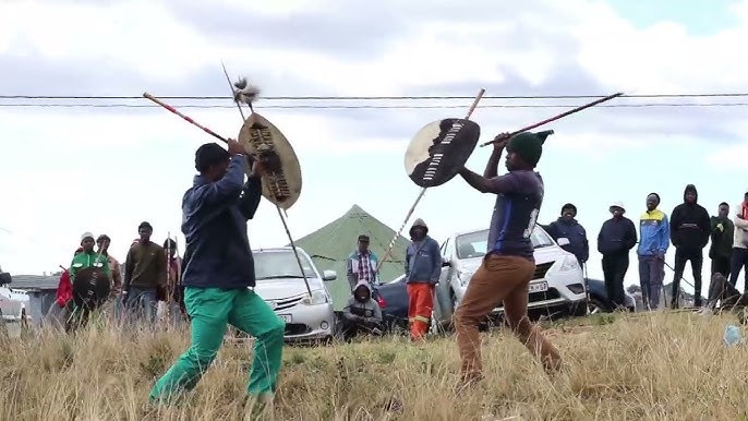 Funny Xhosa Stick Fighting iintonga 