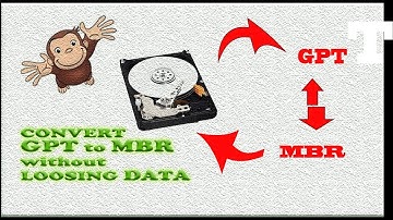 How to convert GPT to MBR and Vice Versa Without Losing Data.