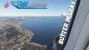 Butter Sunset landing in LGAV | #Fenix #a320 V2B2 | #4080 #Ultra #Graphics #4k