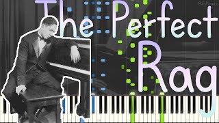 Jelly Roll Morton - Perfect Rag / Sporting House Rag 1924 (Ragtime / Classic Jazz Piano Synthesia)