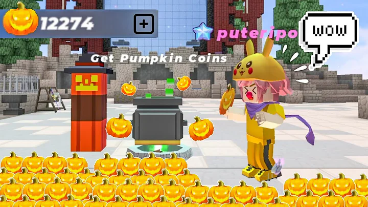 How To Get "9999 PUMPKIN COINS" Fast??!! Blockman Go - Skyblock