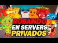 ROBANDO en SERVIDORES PRIVADOS de STEAL A BRAINROT
