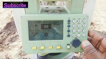 Stake out with Lecia TS 06 Plus # Layout||How to Stake out Lecia 06+#Total station