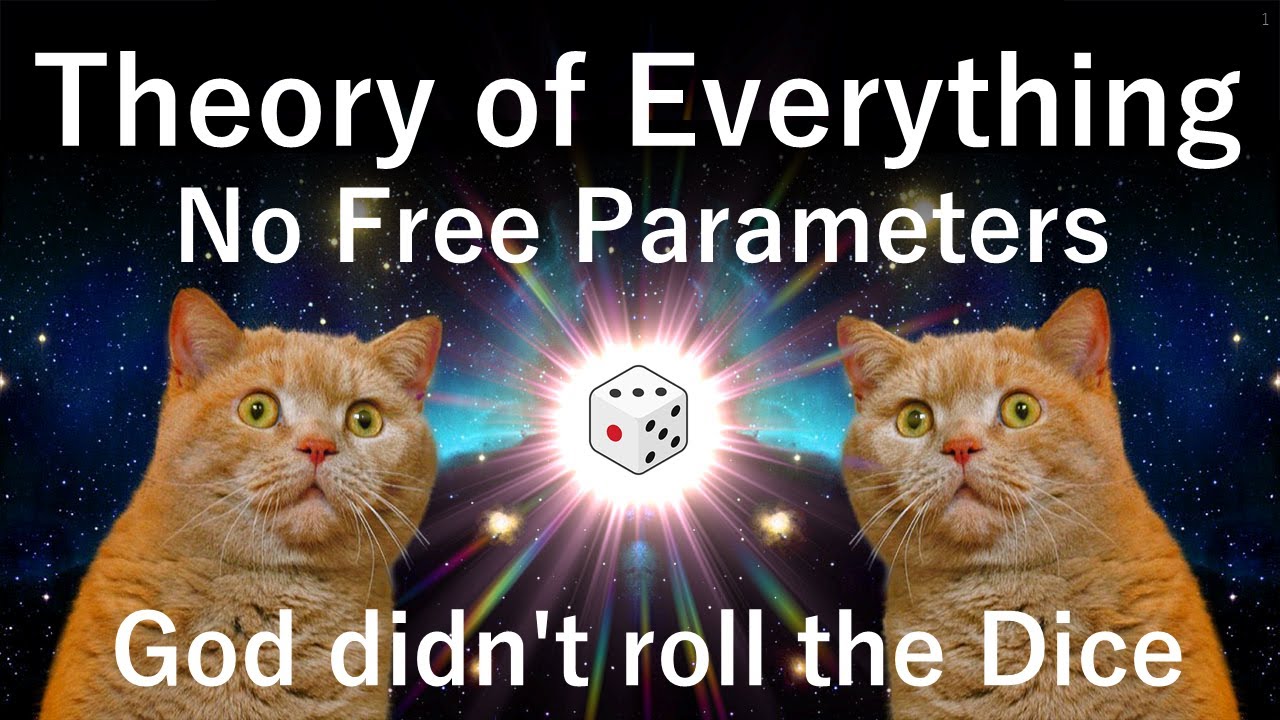 Theory of Everything (No Free Parameters) God didn't roll the Dice ...