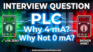 PLC Interview Question: Why 4 mA? Why NOT 0 mA? | 4-20 mA Current