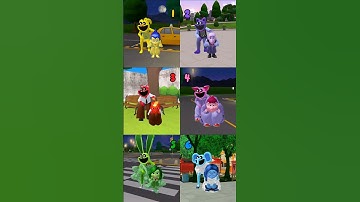 SMILING CRITTERS BOUNCING INSIDE OUT #insideout2#joy#sonic#catnap#zoonomaly#pomni#smilingcritters