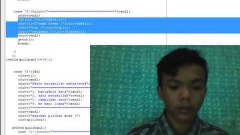aplikasi menu sistem akademik,12131319,dwi imam TI A