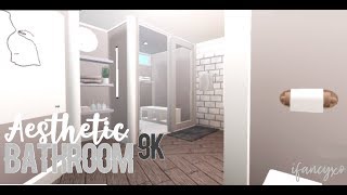 Bloxburg Aesthetic Bathroom 9k Youtube
