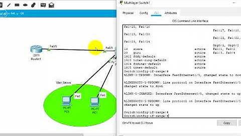 INTER VLAN ROUTING AND DHCP SERVER CONFIGURATION