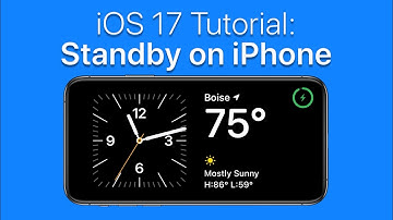 Standby in iOS 17 - How to use your iPhone as a Smart Display!